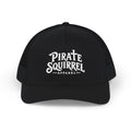 Pirate Squirrel Trucker Cap — Vintage Logo Mesh Snapback