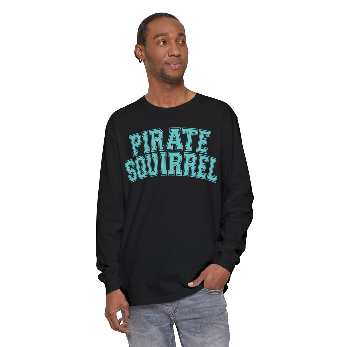Pirate Squirrel Classic Comfort Colors® Long Sleeve