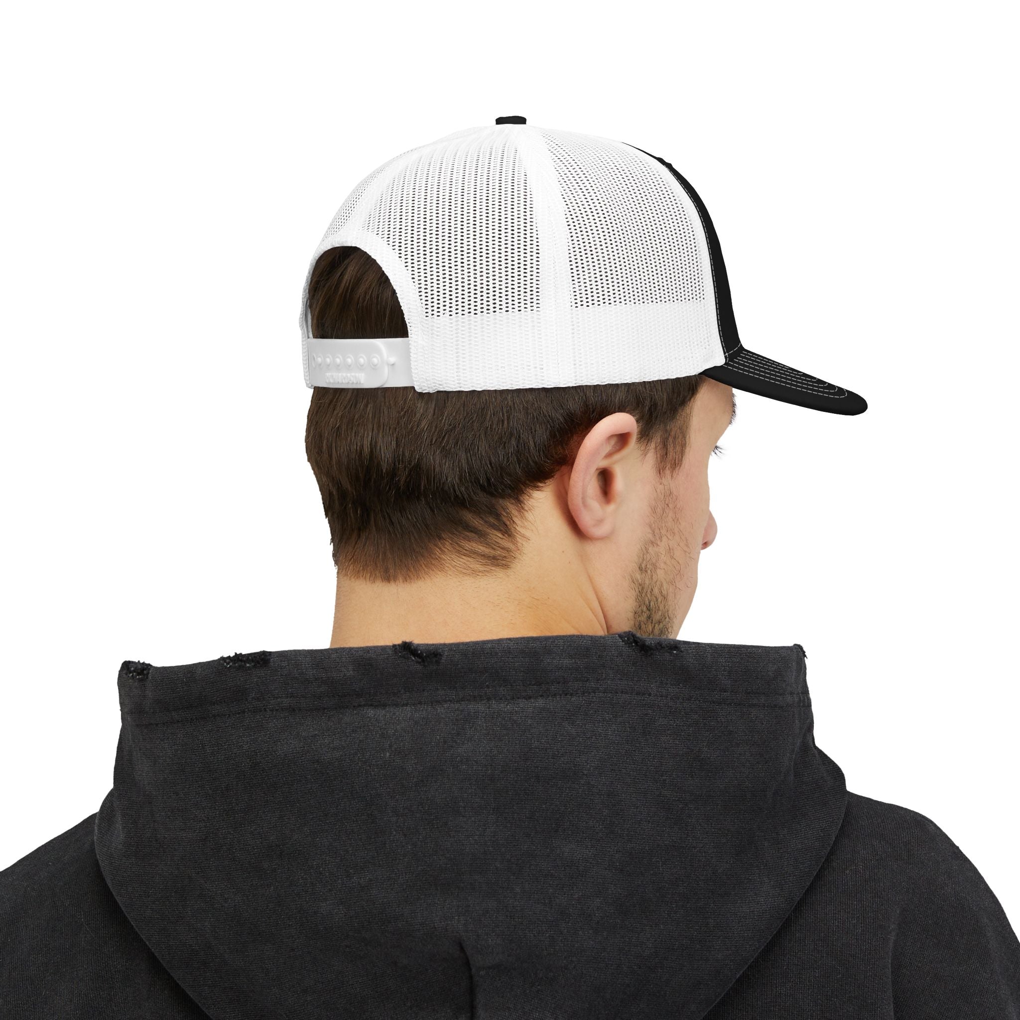 Pirate Squirrel Trucker Cap — Vintage Logo Mesh Snapback