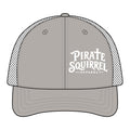 Pirate Squirrel Printed Mesh Trucker Hat
